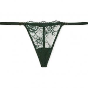 Victoria's Secret Очень сексуальные стринги для женщин, 1 шт, велюр, green