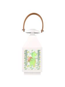 Фонарь, черепаха, турист, на баннере нет надписи Mr. & Mrs. Panda, Transparent