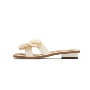 JOSINY Женские противоскользящие устойчивые к истиранию шлепанцы Brown, цвет Brown