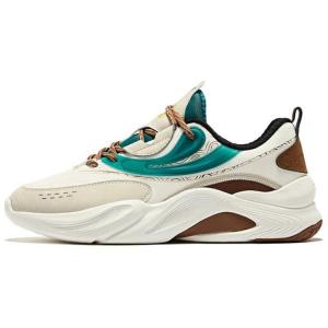 Кроссовки Lifestyle для мужчин с низким верхом Микрокристаллический белый/цвет лесного ореха/глубокий болотный цвет Erke