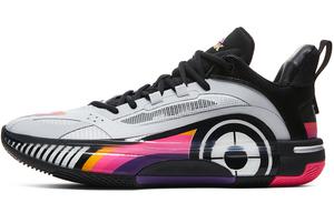 Баскетбольные кроссовки Flash 5 Generations для мужчин с низким верхом, белые/серые Peak