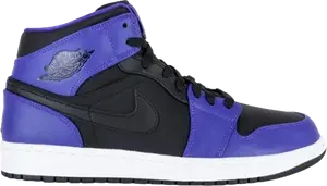 Кроссовки Air Jordan 1 Mid PS Dark Concord, черный