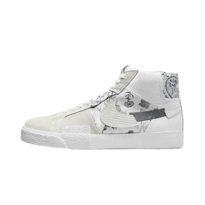 Скейтерские кеды Nike SB Zoom Blazer Mid Premium, белый