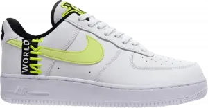 Кроссовки Nike Air Force 1 '07 LV8 'Worldwide Pack - Volt', белый