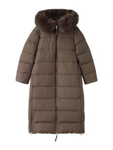 MANGO Зимнее пальто в цвете chocolate