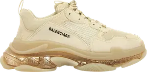 Кроссовки Balenciaga Triple S Sneaker Clear Sole - Off White, белый