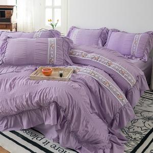 UJNHGQ Комбинезон с цветочной вышивкой и кружевной отделкой Color 4