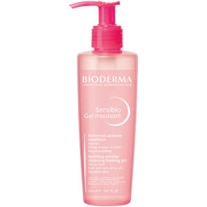 Bioderma Sensibio успокаивающий и увлажняющий мицеллярный гель для очищения лица, 200 мл