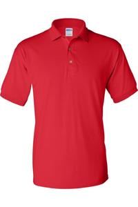 Рубашка поло с коротким рукавом Gildan Adult DryBlend Jersey, красный