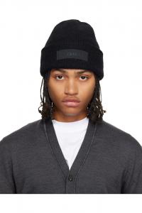 Шапка-Бини La croisière из грубого зерна Jacquemus, черный