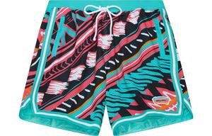 Повседневные шорты мужские бирюзовые Mitchell Ness, сине-зеленые