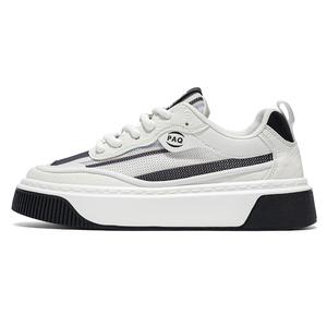 PAIBLOKS Амортизирующие износостойкие дышащие нескользящие низкие скейтерские кроссовки мужские белые, цвет White