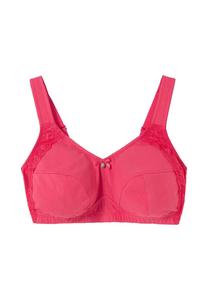 Бюстгальтер без косточек с кружевной отделкой по бокам sheego, цвет Orchidee