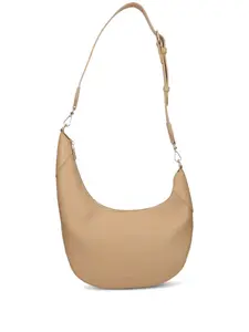 Сумка через плечо с логотипом в форме полумесяца Love Moschino, коричневый