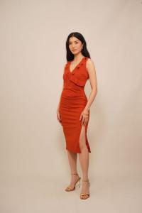 Платье WAL G. DIANE RUFFL, Terracotta/Red