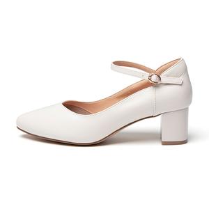 Женские туфли на высоком каблуке AOKANG, Ecru