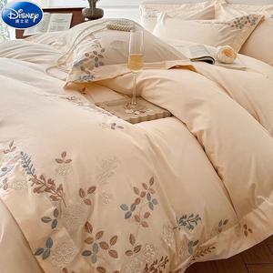 Disney Комплект постельного белья 1,5 м, 4 предмета: пододеяльник 200x230 см, простыня на резинке, 2 наволочки, цвет Fanhua-Dainty Pink