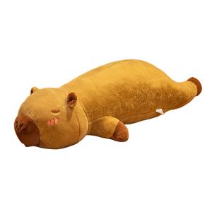 Плюшевая кукла Classic Capybara Dolls высотой 15см/20см MLING, коричневый