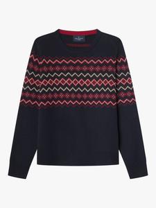 Детский хлопковый джемпер с круглым вырезом Hackett London