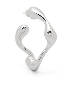 Большая одинарная серьга Splash от Maria Black, серебристый