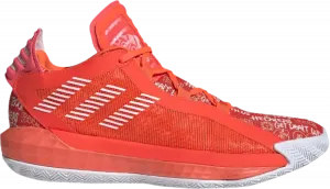 Кроссовки Adidas Dame 6 'Solar Red', красный