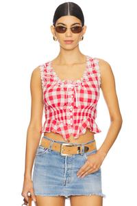 Frankies Bikinis X bella hadid топ "Fleetwood", malibu picnic