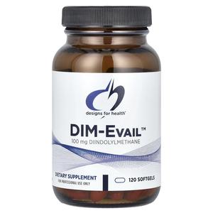 Designs For Health, DIM-Evail, 100 mg, 120 Softgels
