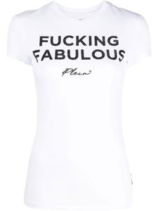 Philipp Plein футболка с логотипом, белый