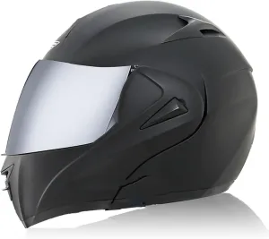 Мотоциклетный шлем с откидным экраном, модульный мотоциклетный шлем с двойным визором, всесезонный мотоциклетный шлем, одобренный DOT/ECE, шлем-джет для взрослых, мужчин и женщин tylxayoxa, b