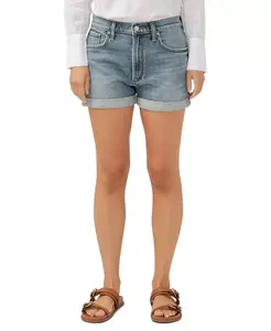 Женские шорты бойфренда со средней посадкой Silver Jeans Co., синий