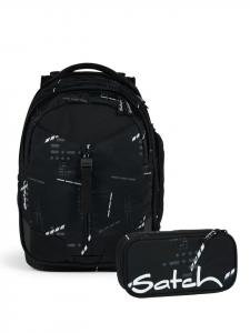 Satch Набор из двух школьных рюкзаков MATCH Ninja Matrix, черный