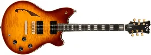 Электрогитара EVH Wolfgang SA126 Special QM, накладка из черного дерева, отделка Tobacco Sunburst