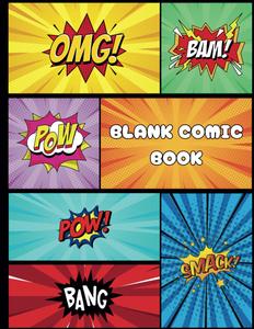 Blank Comic Book: Blank Comic Book For Kids : Create Your Own Comics With This Comic Book Journal Notebook: 80 Pages Large Big 8.5" x 11" (Independently published)