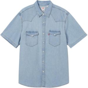 Levis Мужская рубашка светло-голубого цвета