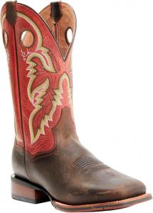 Мужские сапоги Dan Post Leon Top Western Performance с широким квадратным носком - Dpp770, красный