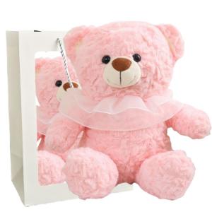 Милые плюшевые куклы принцесса медвежонок, высота 35см/50см/60см, длина 35см Mise, розовый