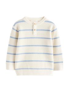Next Свитер 'Henley' в цвете Cream