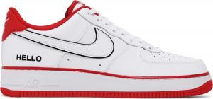 Кроссовки Nike Urbanstar x Air Force 1 '07 LX 'HELLO Pack - White University Red', белый