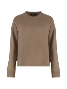 Свитер с заниженной линией плеч 'S Max Mara, коричневый