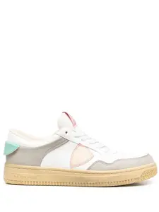 Кроссовки в стиле колор-блок Philippe Model Paris, белый