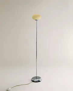 Напольная лампа Zara Home Glass And Metal, серебристый