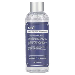 Смягчающий тонер для лица Dear, Klairs Supple Preparation Unscented Toner, 180 мл