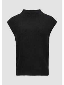 s.Oliver Вязаный жилет-пуловер черного цвета (9999_black)