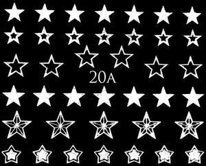 Водные наклейки металлизированные для ногтей - № 20А., Raisin