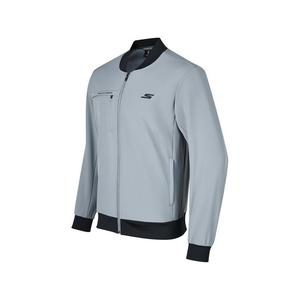 Базовые спортивные куртка мужская Trade Wind Gray Skechers, серый
