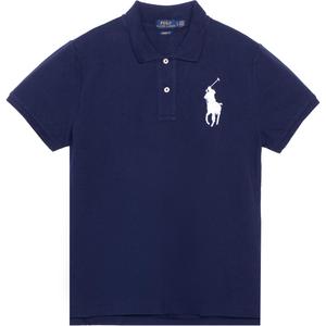Polo Ralph Lauren Женская поло темно-синего цвета