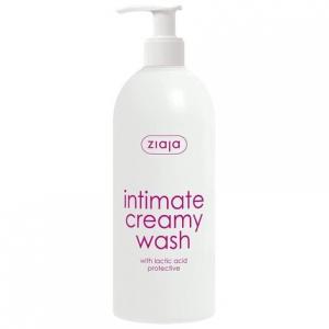 Кремовый лосьон для интимной гигиены с молочной кислотой, 500 мл, дозатор Ziaja