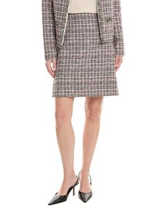 Юбка из твида St. John, красный