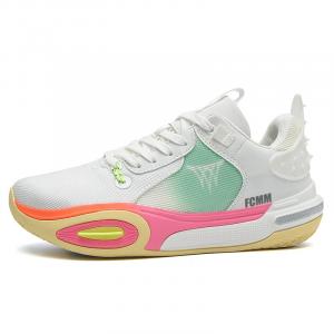 Низкие детские баскетбольные кроссовки для подростков FCMM, белый
