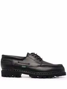 Топсайдеры на рифленой подошве Paraboot, черный